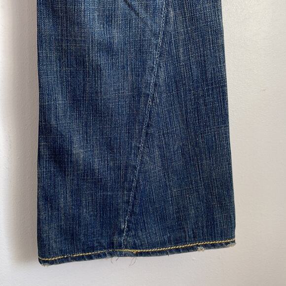 True Religion low rise flared dark wash flared denim jeans sz 29 - Picture 4 of 9